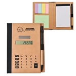 Mini Eco-Friendly Paper Based Padfolio with Calculator & Pen