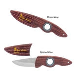 Fixed Blade Mini Hunting Knife with Finger Spin Bearing