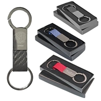 Key ring with a clip-on closure and a split ring... from ASI 37455 Atteff...
