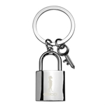 Metal Lock & Key Charm KeyTag