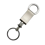 Clip-on Metal Key Tag with Detachable KeyRing
