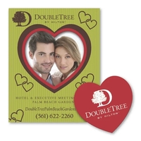 Heart Punch Out Picture Frame Magnet