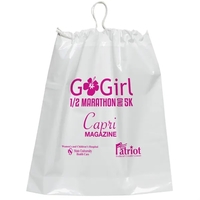 Low-density plastic bag with cotton-draw handles.... from ASI 37940 Bag...