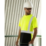 Kishigo Unisex Black Bottom Class 2 T-Shirt