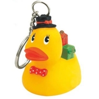 Rubber Gift Duck Key Chain