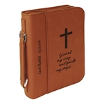 7 1/2" x 10 3/4" Rawhide Leatherette Book/Bible Cover