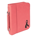 7 1/2" x 10 3/4" Pink Leatherette Book/Bible Cover