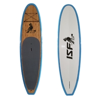 Stand-up paddleboard made with a 3 layer fiberglass top and 2... from ASI...