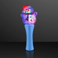 Cute Snowman Light Toy, Deluxe Spin Wand-a swirling blizzard of foam... from...