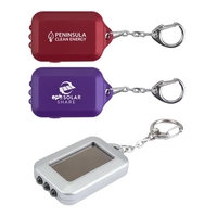Keychain has 3 LED lights powered by natural sunlight.... from ASI 46755...