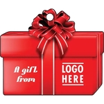 1/4" Recycled Wood Ornaments-Red Box