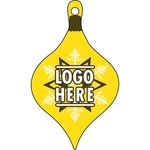 1/4" Recycled Wood Ornaments-Ornament 1 - Yellow