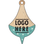 1/4" Recycled Wood Ornaments-Ornament Shape 2