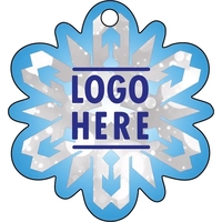 1/4" recycled wooden Christmas ornament. Snowflake 3... from ASI 72521 Morris...