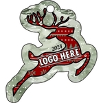 1/4" Recycled Wood Ornaments-Reindeer Silhouette