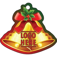 1/4" recycled wooden Christmas ornament. Bells... from ASI 72521 Morris...