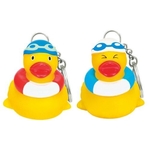 Rubber Poolpal Duck Key Chain