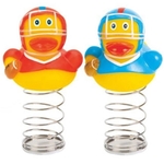 Rubber American Football Duck Bobble