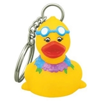 Rubber Sunny Duck Key Chain