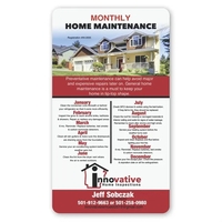 4" x 7" rectangle shaped magnet with round corners and four... from ASI 68507...