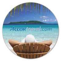 Circle Removable Adhesive Mouse Pad / Counter Mat