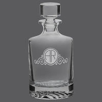 Custom 850ml glass decanter with gift box, ideal for engraving and... from...