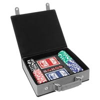 Poker set with 100 commercial grade chips, two decks of card... from ASI...