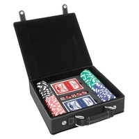 Poker set with 100 commercial grade chips, two decks of card... from ASI...