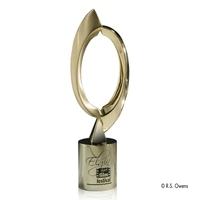 24K gold-plated metal award; 14".... from ASI 84592 St Regis Group / R S...