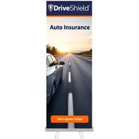 33"W x 90"H Full Color Retractable Display Kit - Graphic, Premium... from ASI...