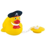Rubber Pirate Duck w/Bath Tub Plug