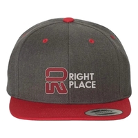 Yupoong 6089M YP Classics Premium Flat Bill Snapback Hat