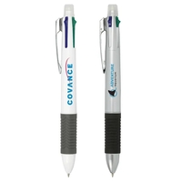 Retractable 4 color ink ballpoint pen and pencil is a 6-in-1... from ASI...