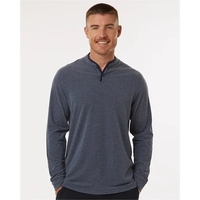 Adidas Henley Long Sleeve Tee... from ASI 84358 S&S Activewear