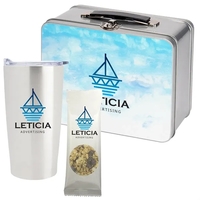 Snack kit with a tin lunch box, snack pack bag and... from ASI 61125 Hit...