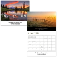 Inspirations Stapled Wall Calendar... from ASI 61125 Hit Promotional Products...