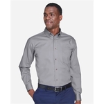 Harriton Men's Tall Easy Blend™ Twill Dress Shirt