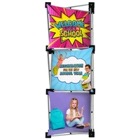 Kit that includes a 3-quad tower frame and three C panels.... from ASI 87188...