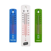 7 3/4" x 1 11/16" plastic outdoor thermometer with customization.... from ASI...