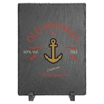 5" x 7" Rectangle Slate Decor with Plastic Feet