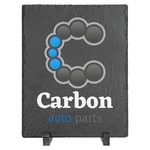 8" x 10" Rectangle Slate Decor with Plastic Feet