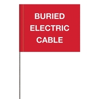 Generic Message Marking Flags - Buried Electric Cable