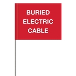 Generic Message Marking Flags - Buried Electric Cable