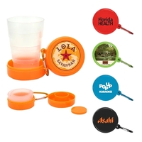 Pop Up 6- oz Collapsible Cup with Carabiner