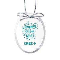 Starfire Ornament - Oval Imprinted