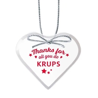 Starfire Ornament - Heart Imprinted