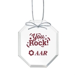 Starfire Ornament - Long Octagon Imprinted