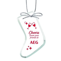Jade Ornament - Stocking Imprinted
