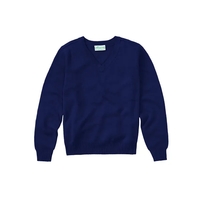 Classroom Uniforms Adult Unisex Long Sleeve V-Neck Sweater... from ASI 86018...