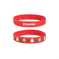 Christmas Silicone Wristband Bracelet
